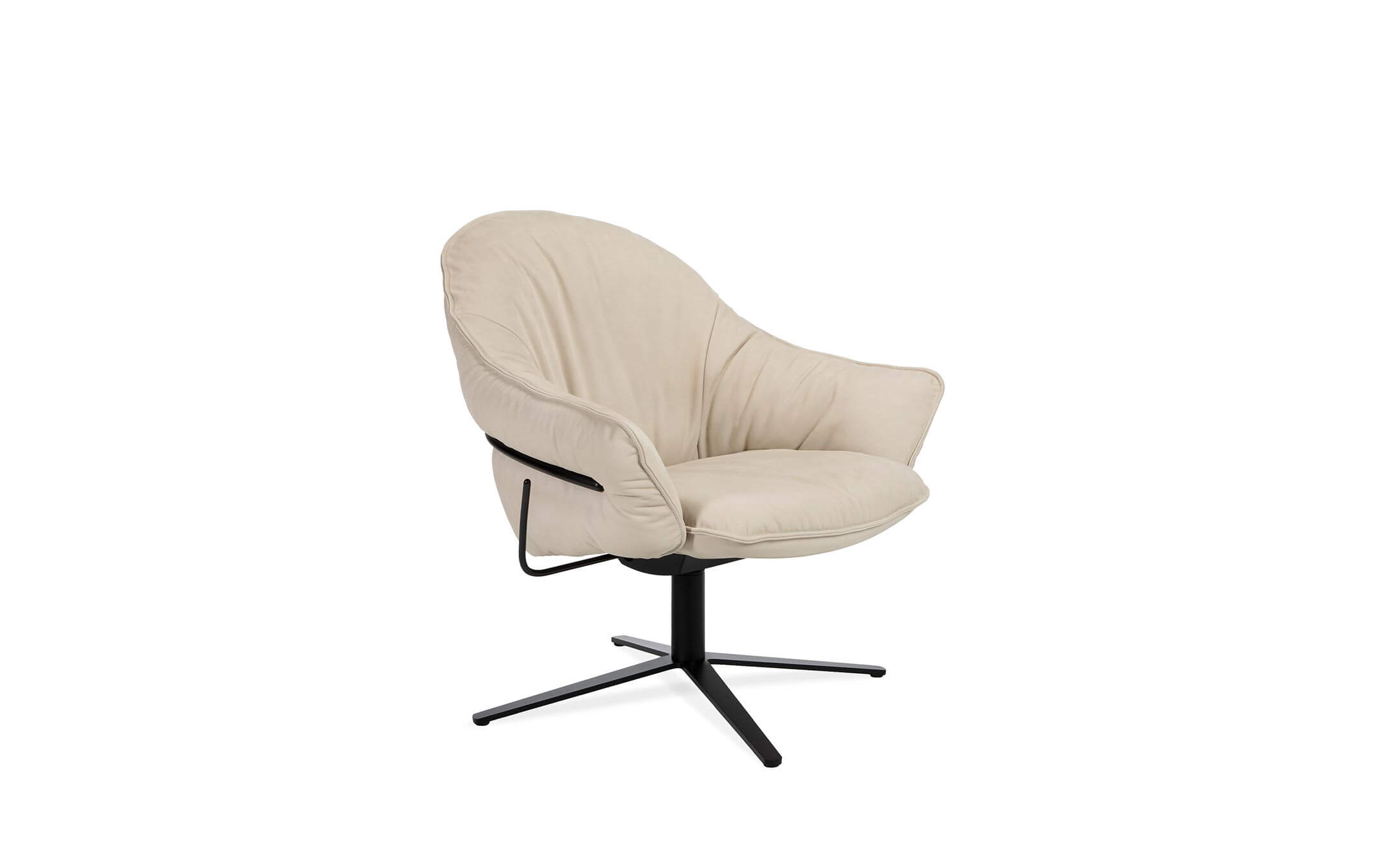 freifrau_2024_Marie_Lounge-Chair_2-3_ME001_Cayenne-Moon_front Platzhalter